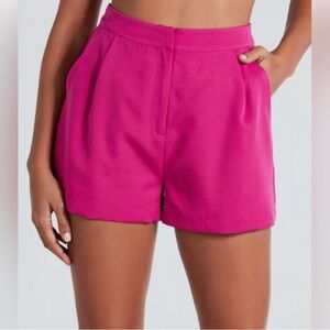 a new day High Waist Fuchsia Shorts